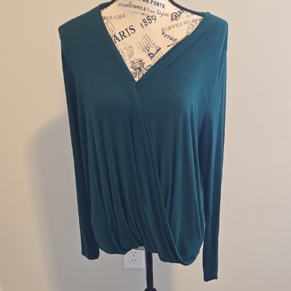 a new day Deep Teal Women's Blouse